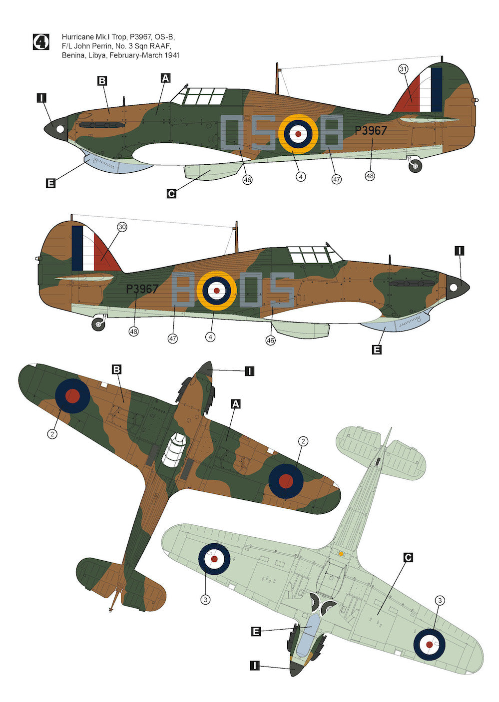 Hobby 2000 K48014 1:48 Hawker Hurricane Mk.IA Trop