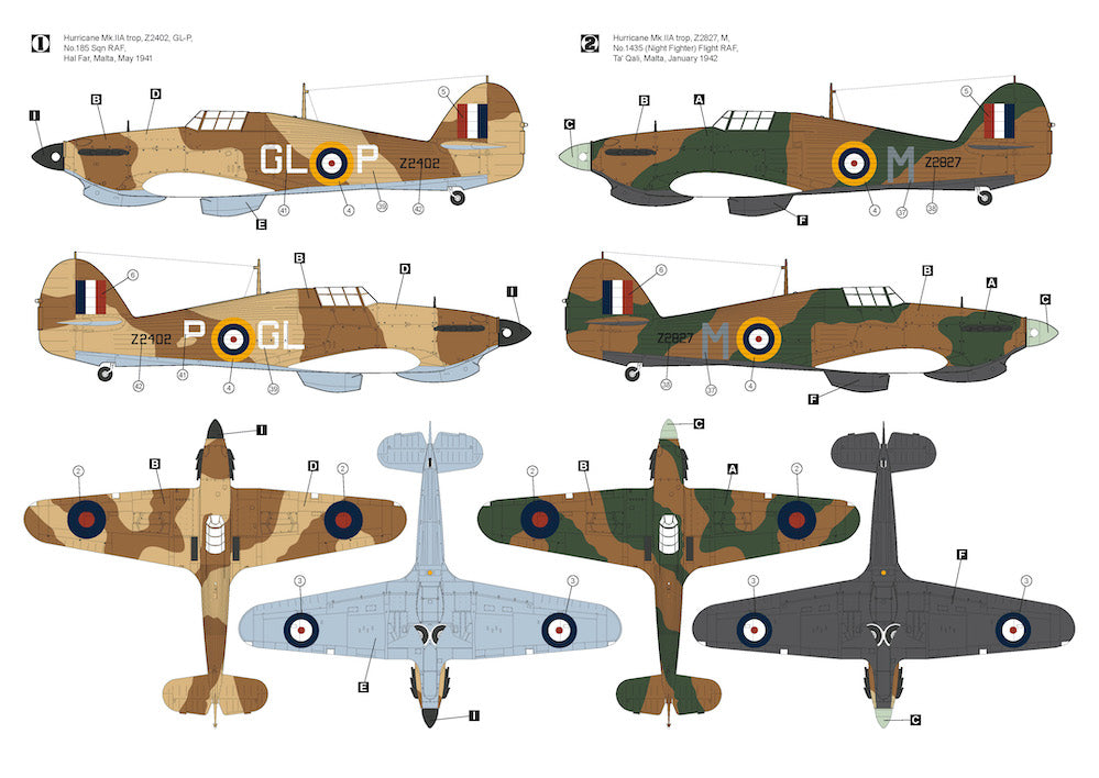 Hobby 2000 K48016 1:48 Hawker Hurricane Mk.IIA Trop