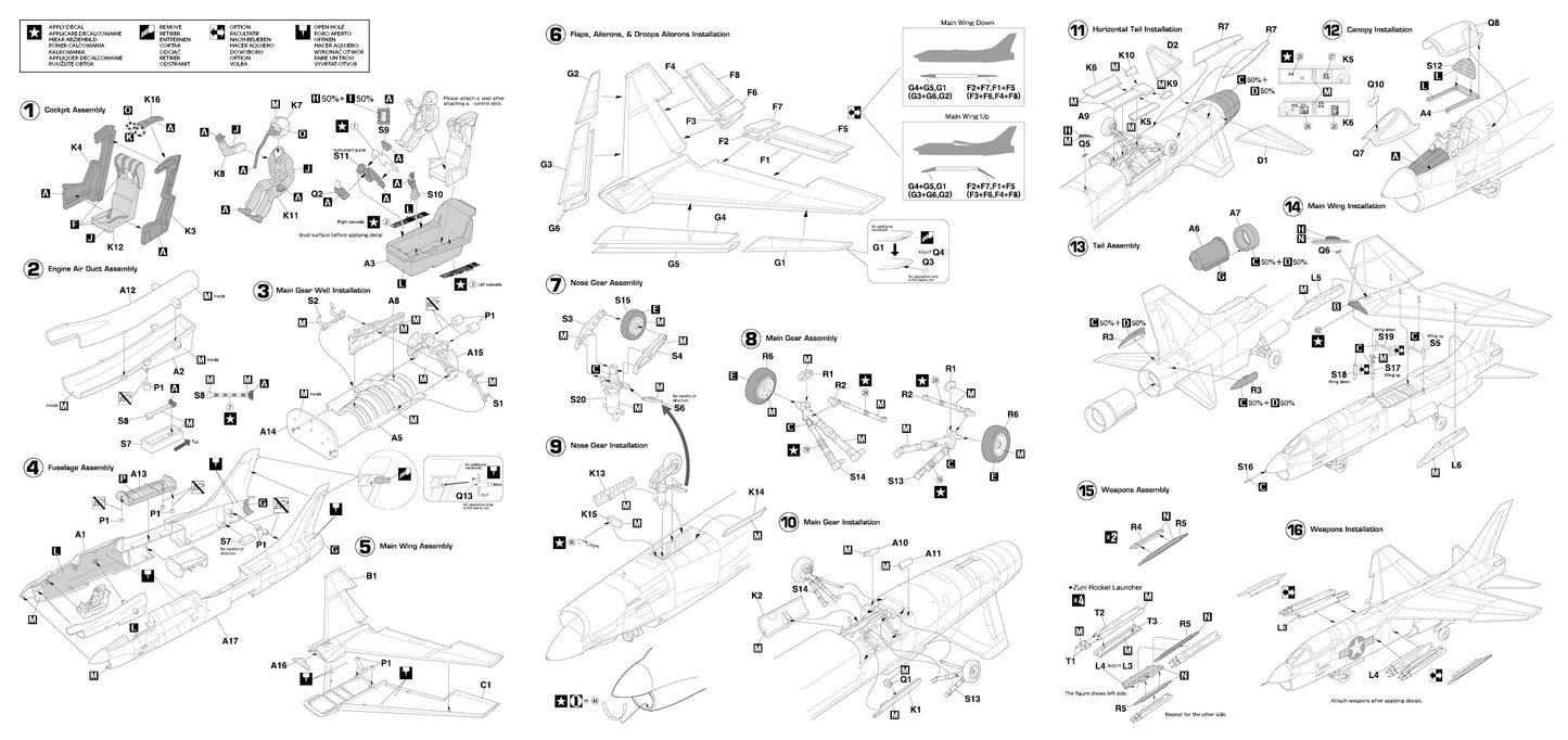 Hobby 2000 K48021 1:48 Vought F-8E Crusader 'Marines'