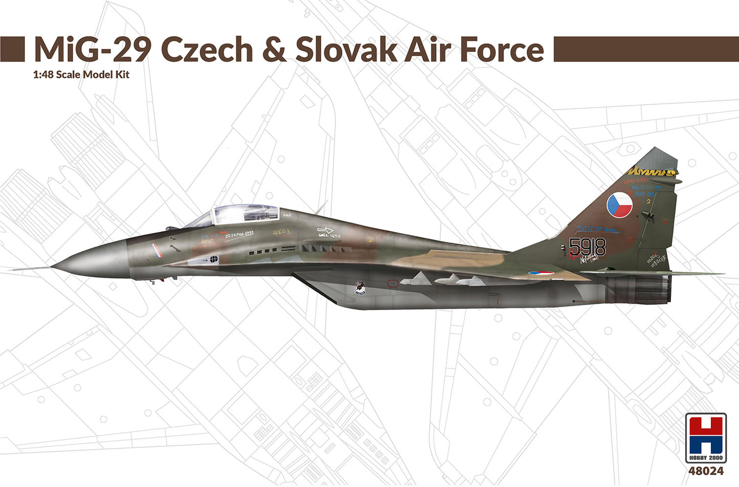 Hobby 2000 48024 1:48 Mikoyan MiG-29 Czech & Slovak Air Force