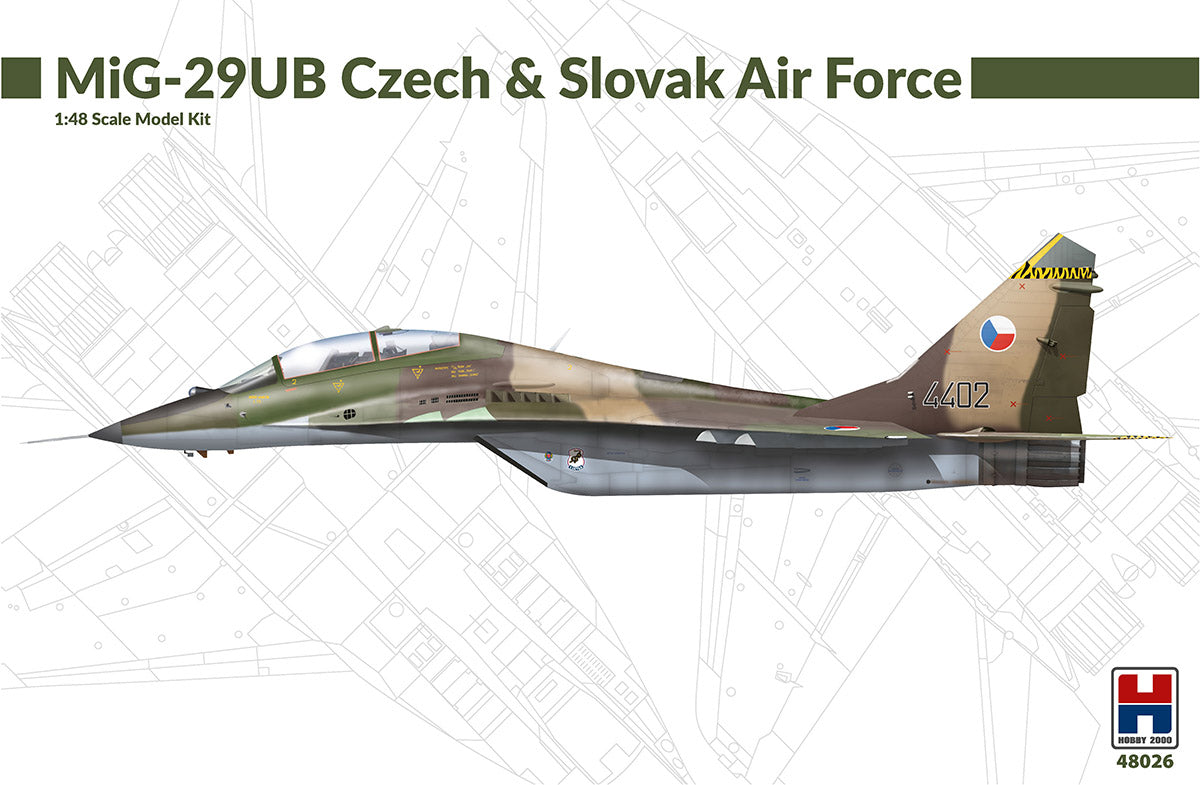 Hobby 2000 48026 1:48 Mikoyan MiG-29UB Czech & Slovak Air Force