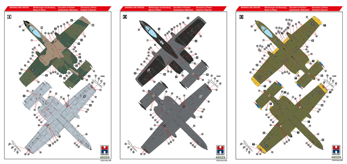 Hobby 2000 48029 1:48 Fairchild A-10C Thunderbolt II Special Schemes