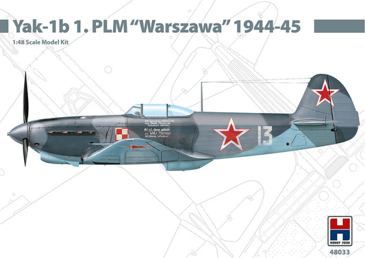 Hobby 2000 48033 1:48 Yakovlev Yak-1b 1. PLM 'Warszawa' 1944-45