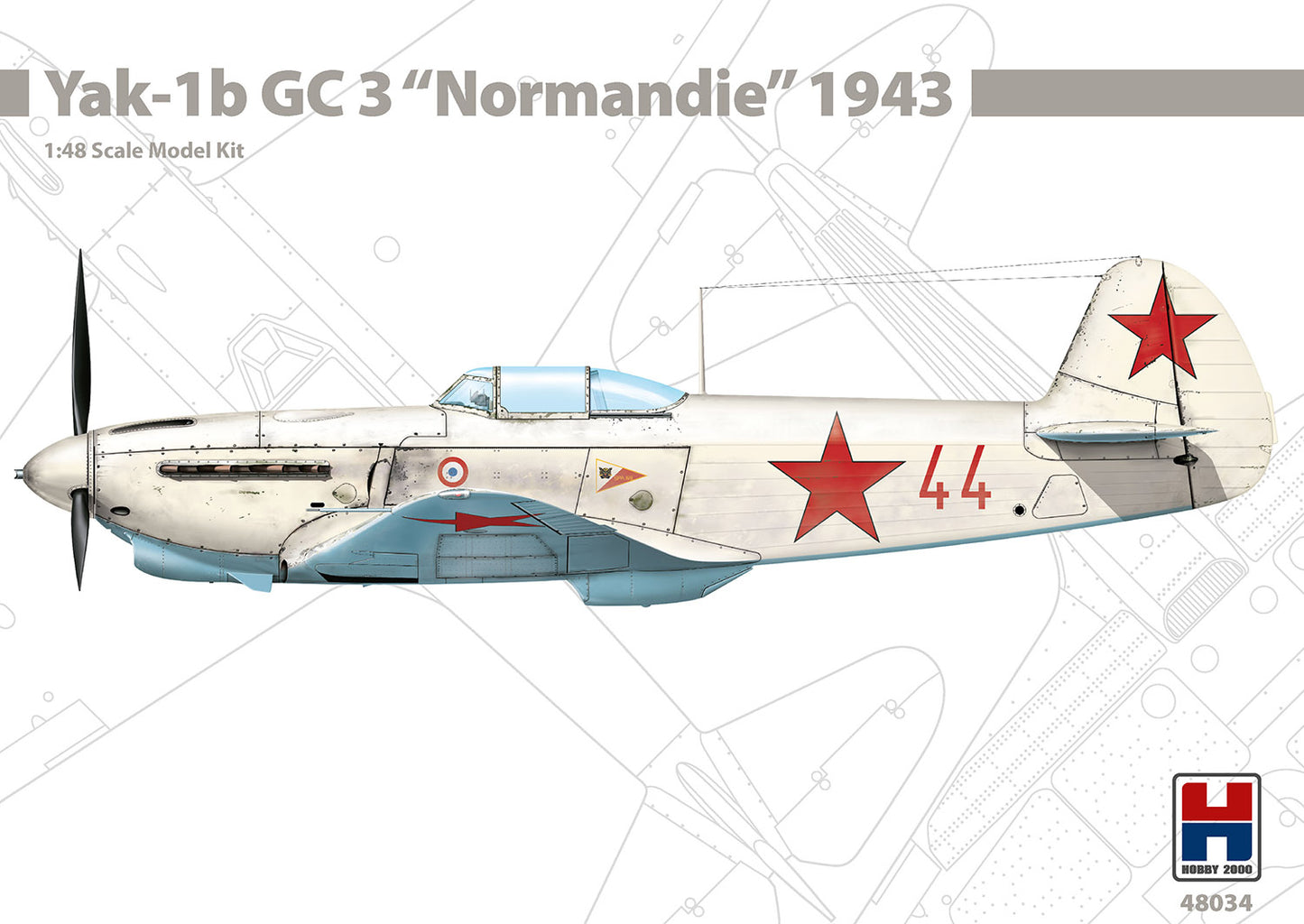 Hobby 2000 48034 1:48 Yakovlev Yak-1b GC 3 'Normandie' 1943