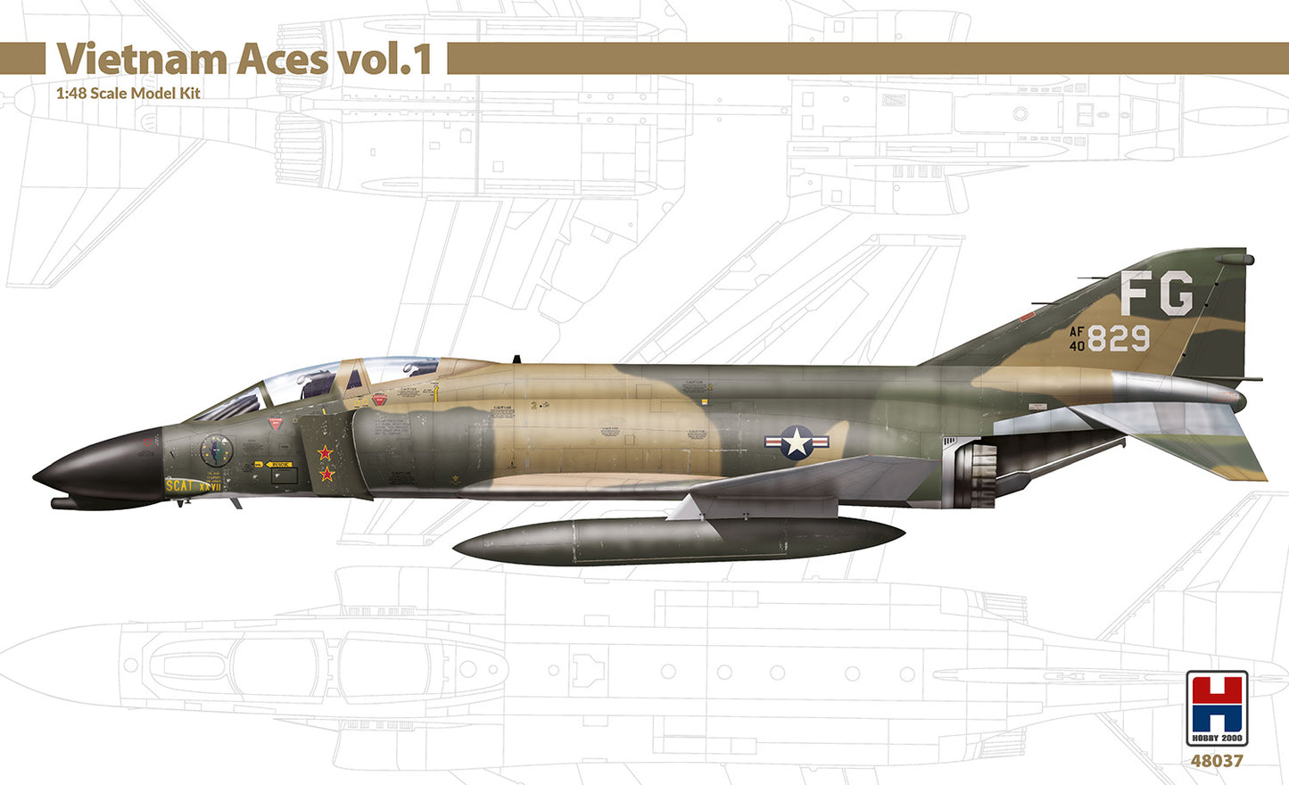 Hobby 2000 48037 1:48 McDonnell F-4C Phantom Vietnam Aces vol.1