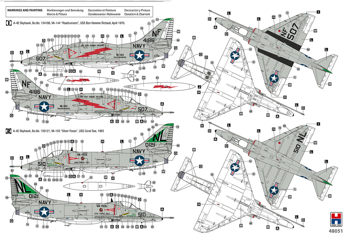 Hobby 2000 48051 1:48 Douglas A-4E/F Skyhawk