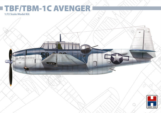 Hobby 2000 72009 1:72 Grumman TBF/TBM-1C Avenger