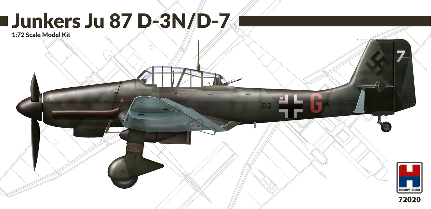 Hobby 2000 72020 1:72 Junkers Ju-87D-3N/D-7 'Stuka'
