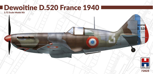 Hobby 2000 72025 1:72 Dewoitine D.520 France 1940