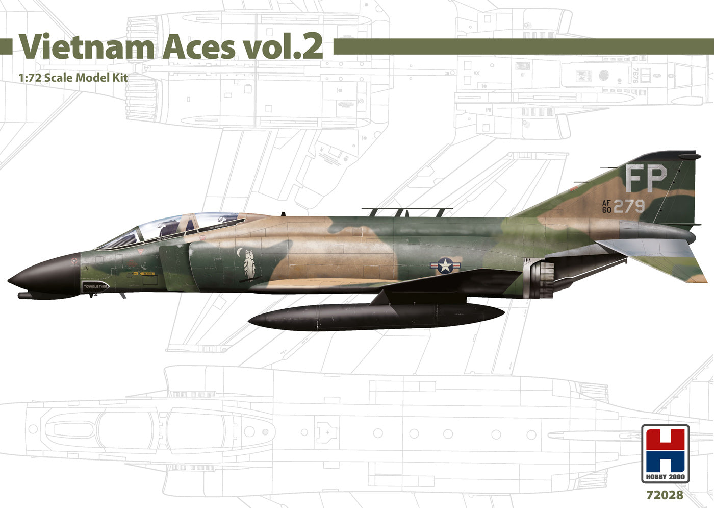 Hobby 2000 K72028 1:72 McDonnell F-4D Phantom II - Vietnam Aces 2