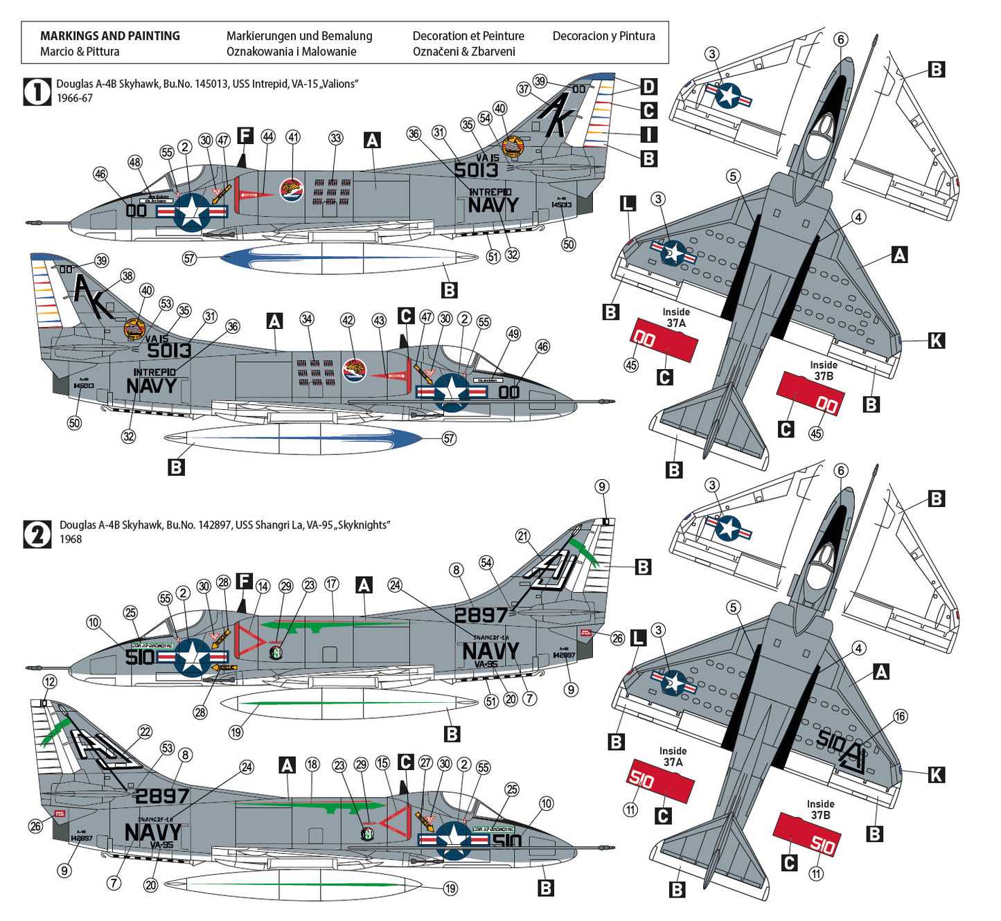 Hobby 2000 K72029 1:72 Douglas A-4B Skyhawk - Vietnam 1966-68