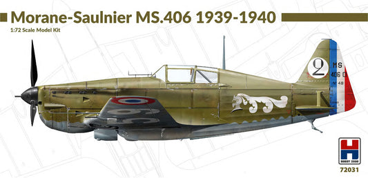 Hobby 2000 K72031 1:72 Morane-Saulnier MS.406C1 1939-40