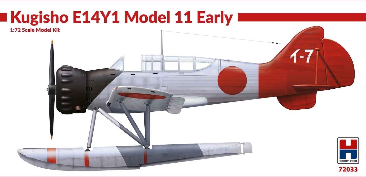 Hobby 2000 72033 1:72 Kugisho E14Y1 Model 11 Early with catapult