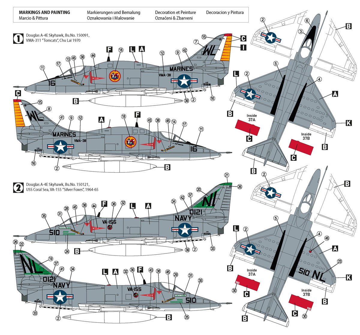 Hobby 2000 K72047 1:72 Douglas A-4E Skyhawk