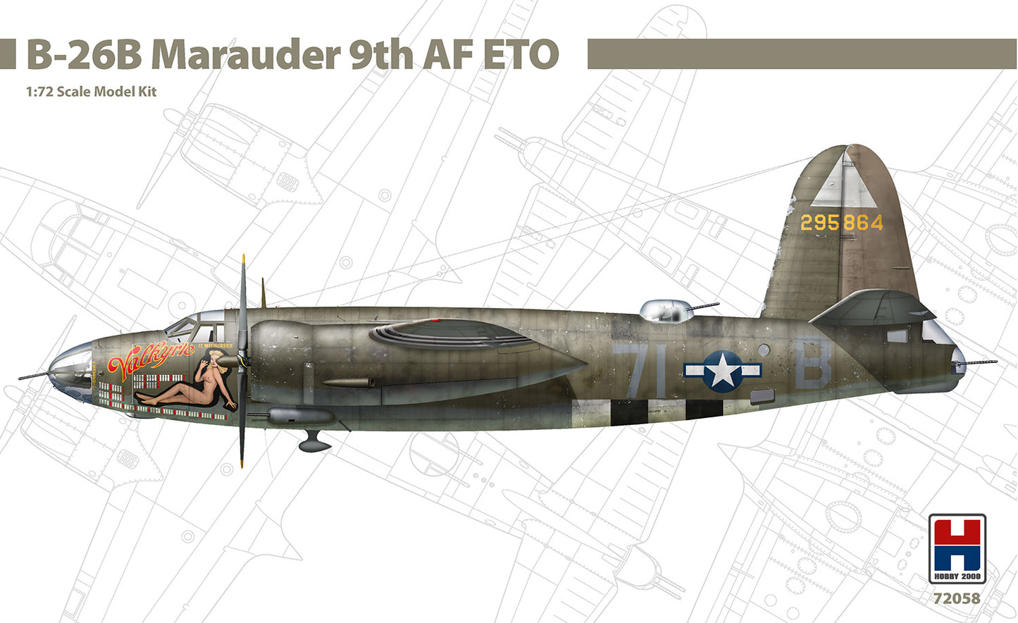 Hobby 2000 72058 1:72 Martin B-26B Marauder