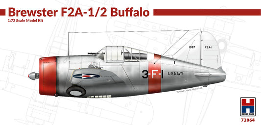 Hobby 2000 72064 1:72 Brewster F2A-1/2 Buffalo