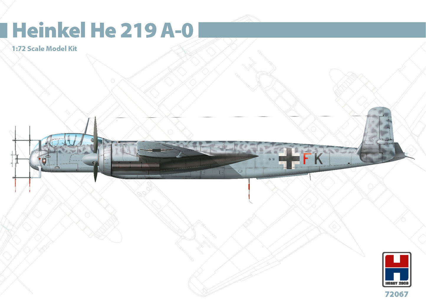 Hobby 2000 72067 1:72 Heinkel He219 A-0