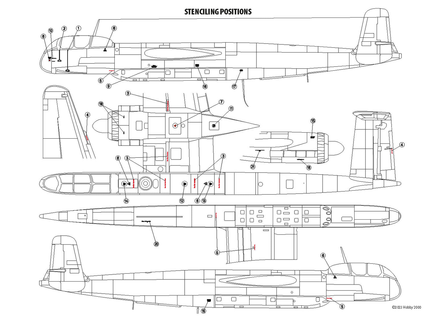 Hobby 2000 72067 1:72 Heinkel He219 A-0