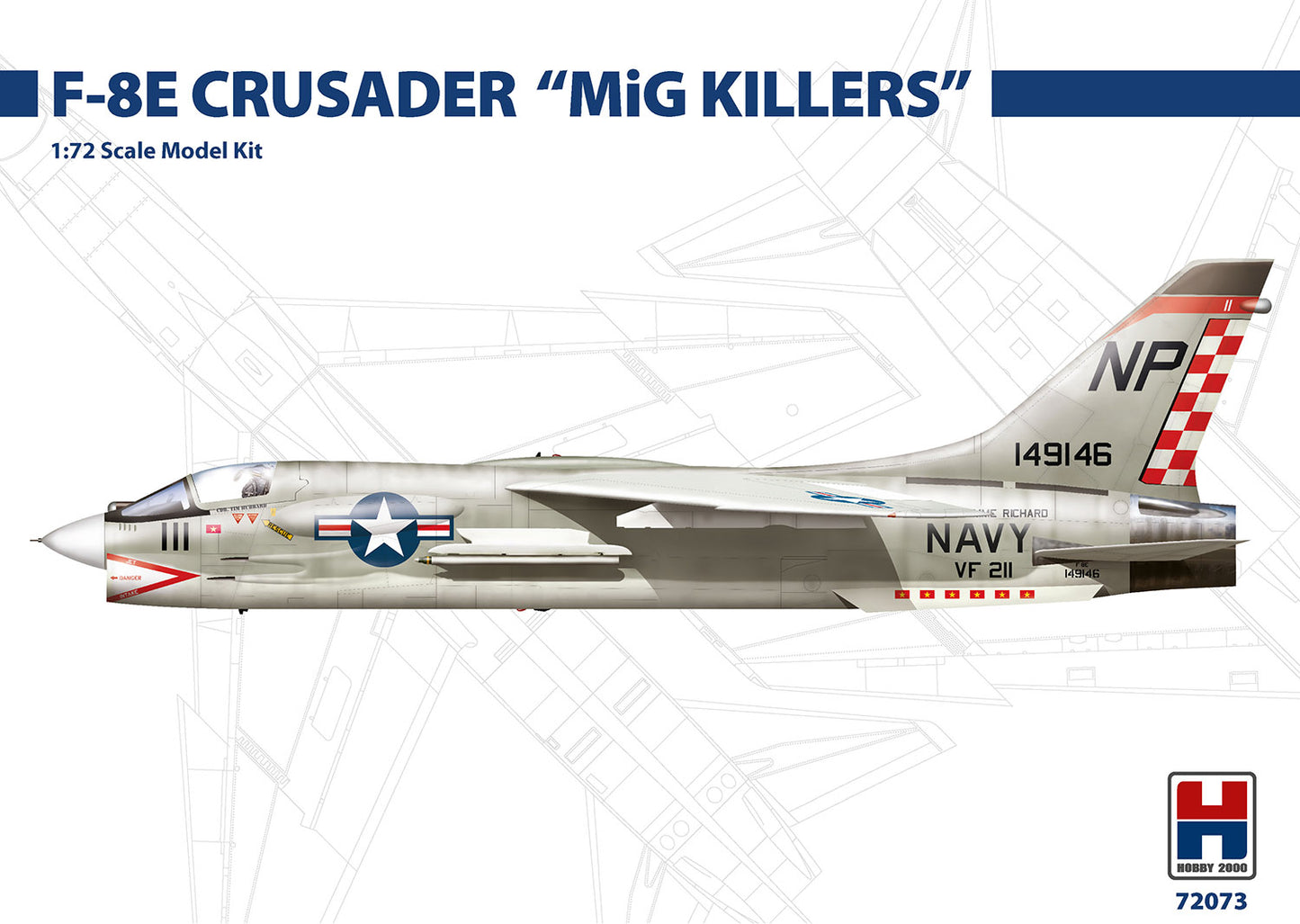 Hobby 2000 72073 1:72 Vought F-8E Crusader 'MiG Killers'