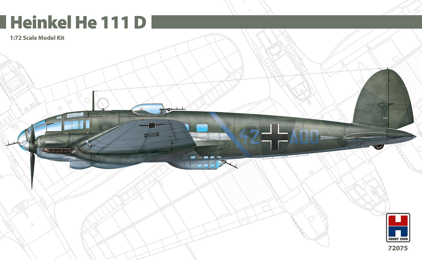 Hobby 2000 72075 1:72 Heinkel He-111D