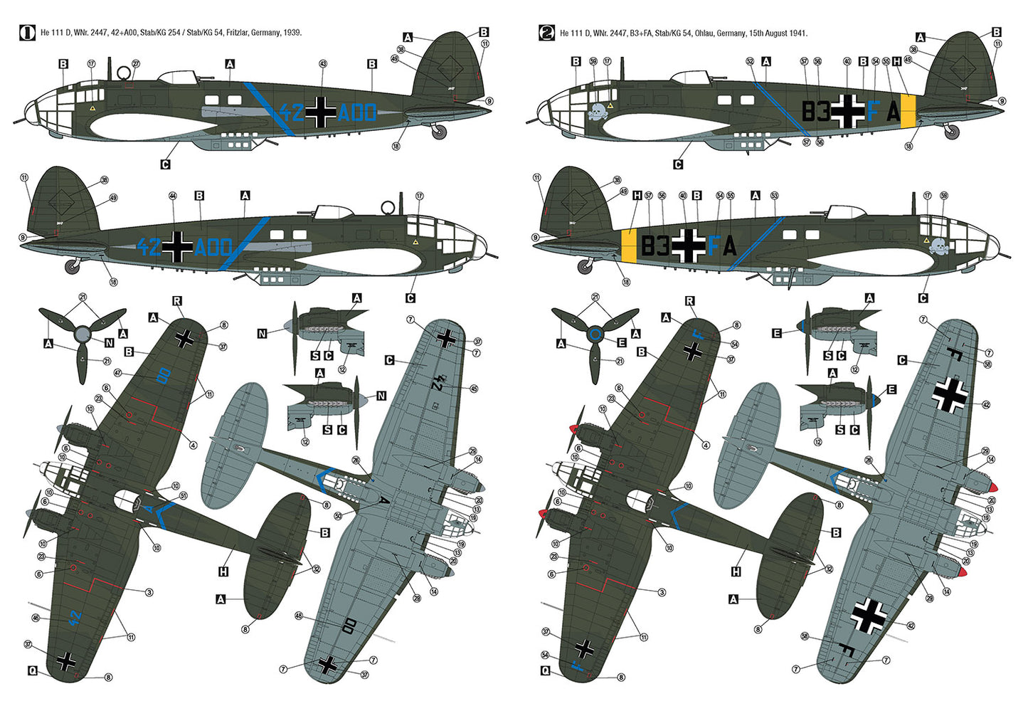 Hobby 2000 72075 1:72 Heinkel He-111D