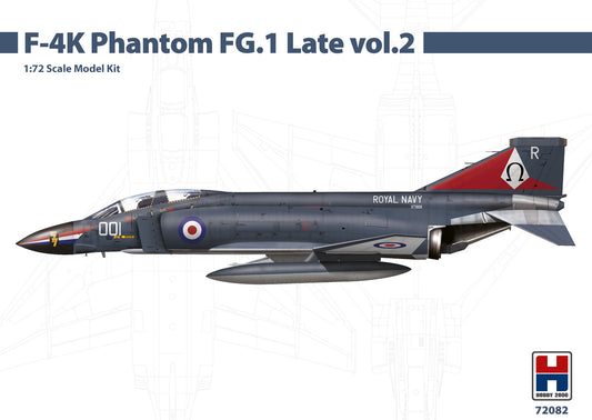 Hobby 2000 72082 1:72 McDonnell-Douglas F-4K Phantom FG.1 Late Vol.2 (ex-Fujimi)