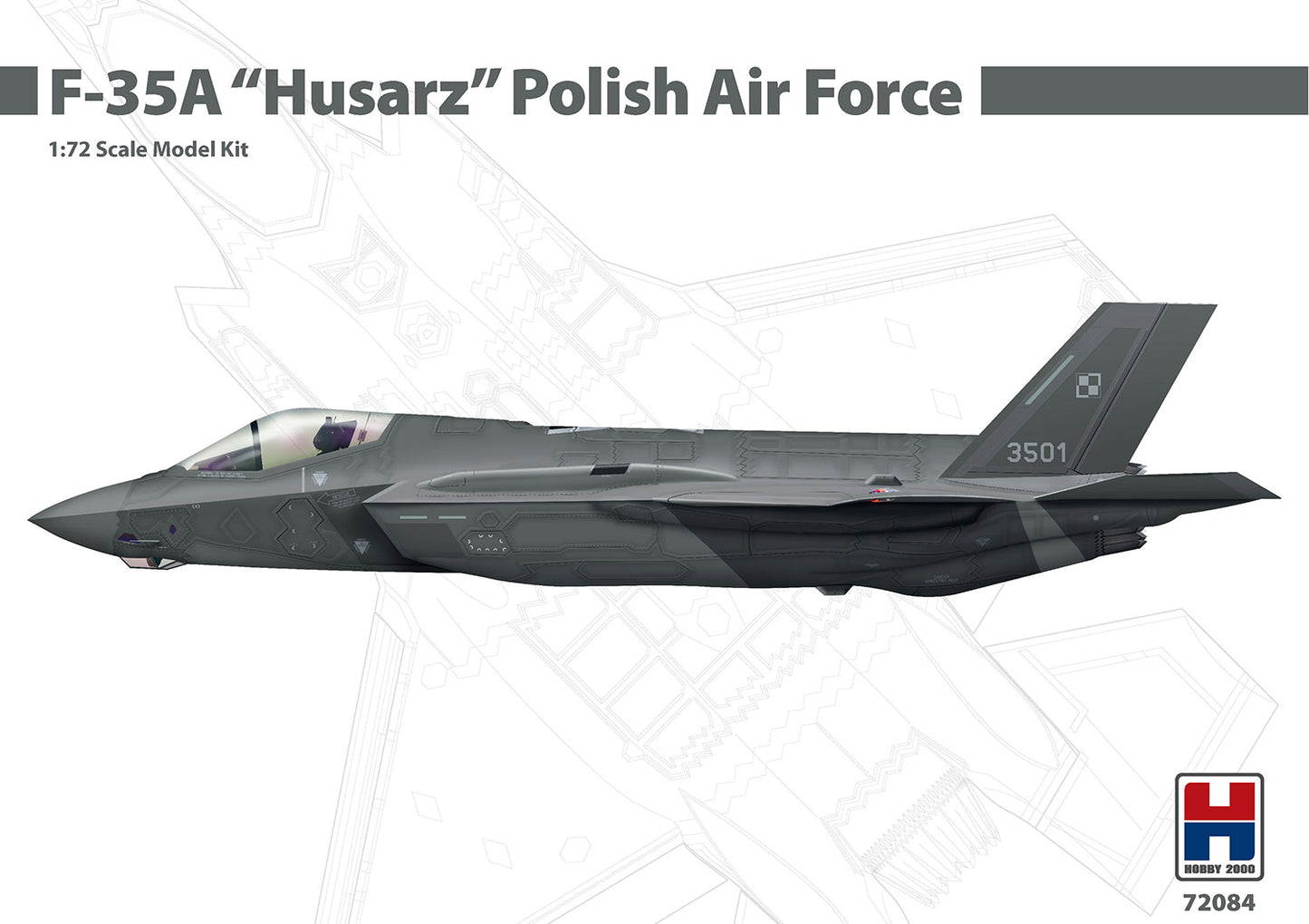 Hobby 2000 72084 1:72 Lockheed-Martin F-35A 'Husarz' Polish Air Force