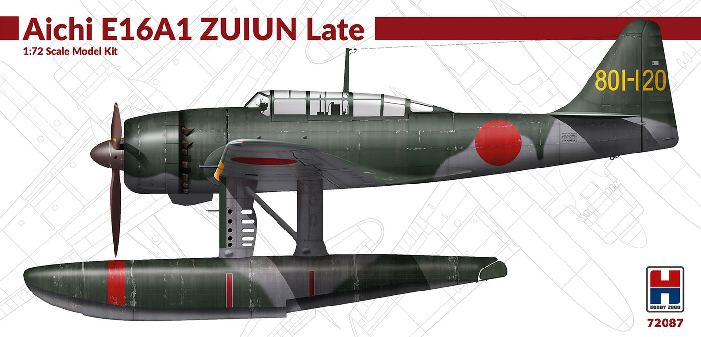 Hobby 2000 72087 1:72 Aichi E16A1 Zuiun floatplane Late version