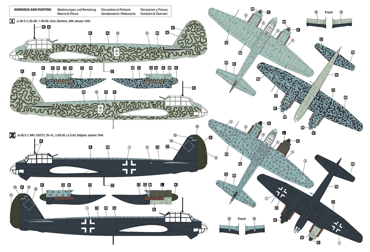 Hobby 2000 72089 1:72 Junkers Ju-88S-3