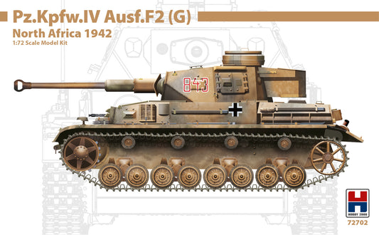 Hobby 2000 K72702 1:72 Pz.Kpfw.IV Ausf.F2 (G) North Africa 1942