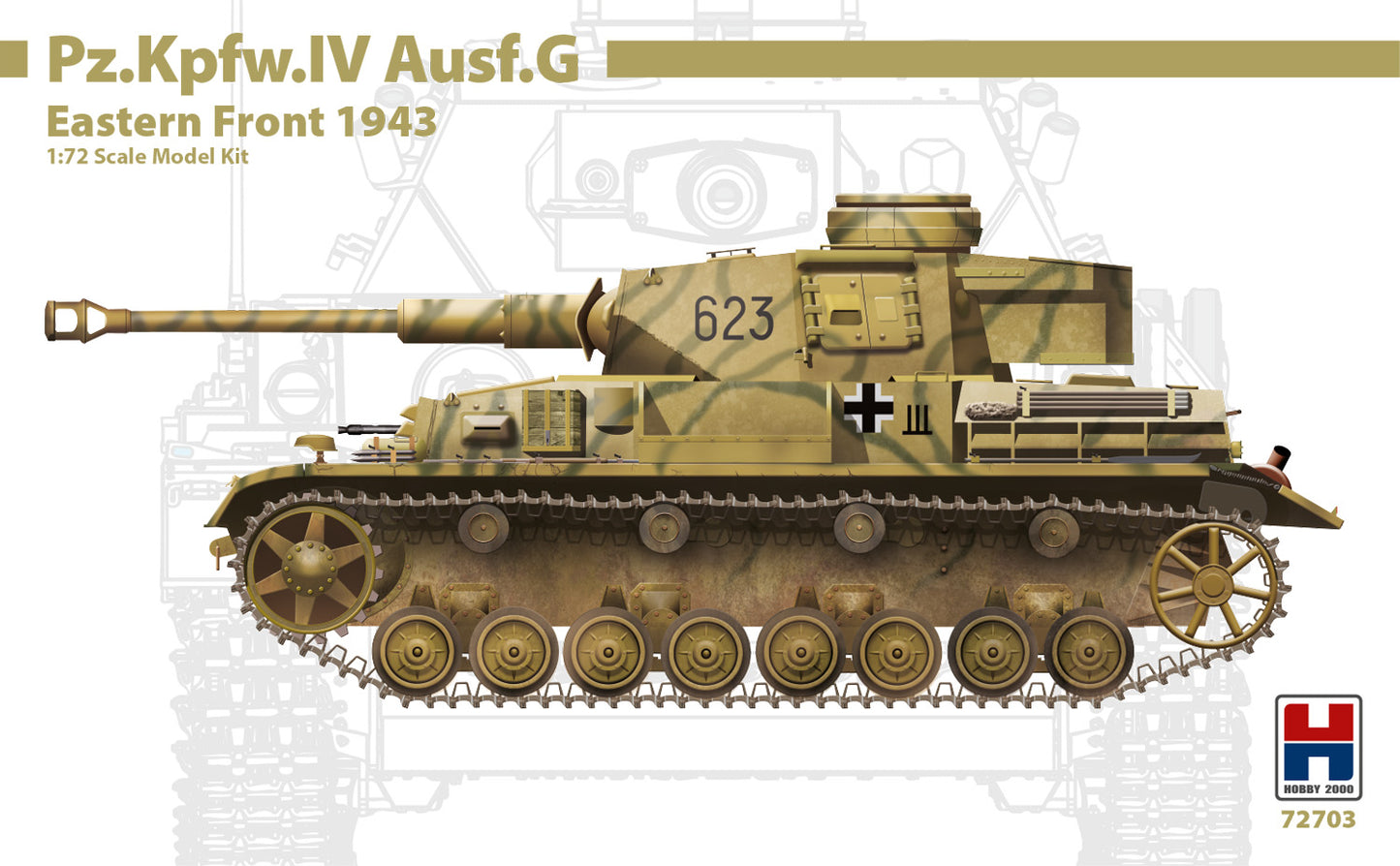 Hobby 2000 K72703 1:72 Pz.Kpfw.IV Ausf.G Eastern Front 1943