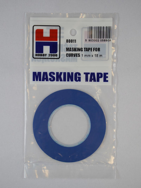 Hobby 2000 80011 - Masking Tape For Curves 1mm x 18m
