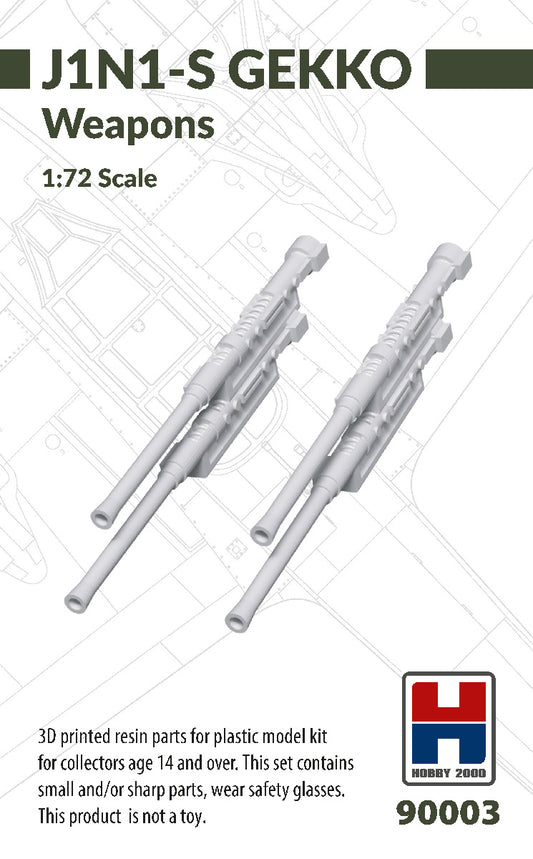 Hobby 2000 90003 1:72 Nakajima J1N1-S Gekko Weapons