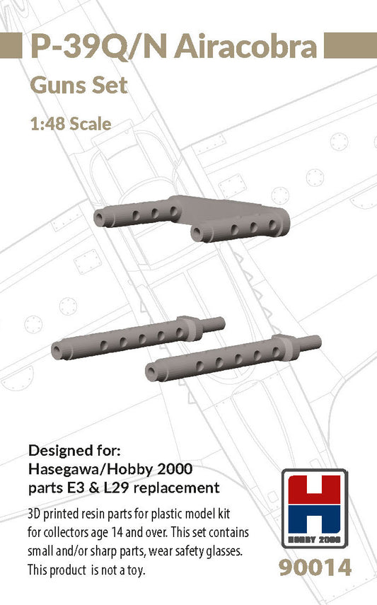 Hobby 2000 90014 1:48 Bell P-39Q/N Airacobra Guns Set