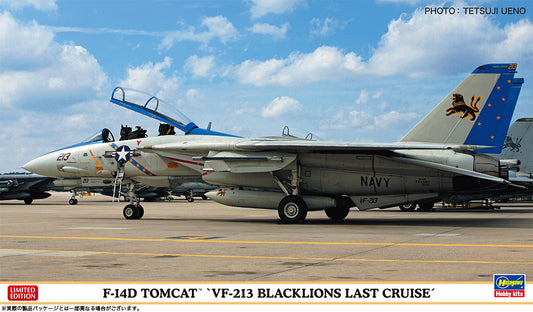 Hasegawa 02406 1:72 Grumman F-14D Tomcat 'VF-213 Blacklions Last Cruise'