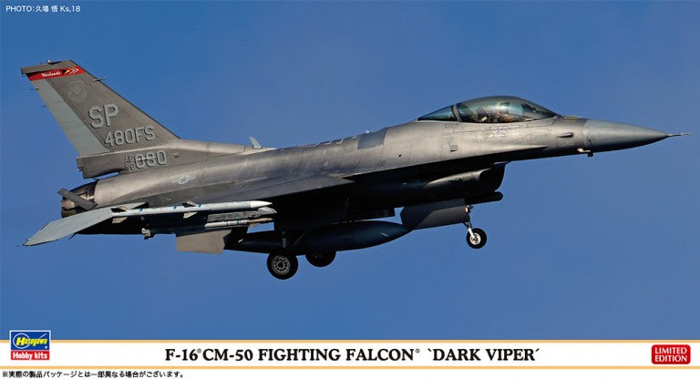 Hasegawa 07522 1:48 Lockheed-Martin F-16CM-50 Fighting Falcon Dark Viper