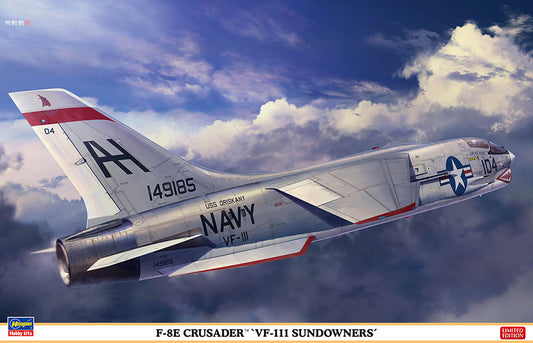 Hasegawa 07524 1:48 Vought F-8E Crusader VF-111 Sundowners