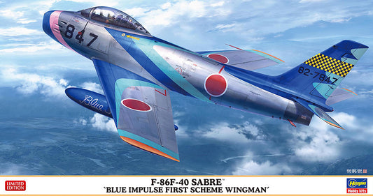 Hasegawa 07526 1:48 North-American F-86F-40 Sabre Blue Impulse First Scheme Wingman