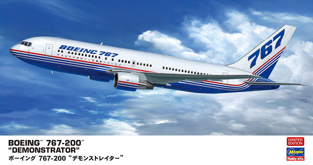 Hasegawa 10853 1:200 Boeing 767-200 Demonstrator