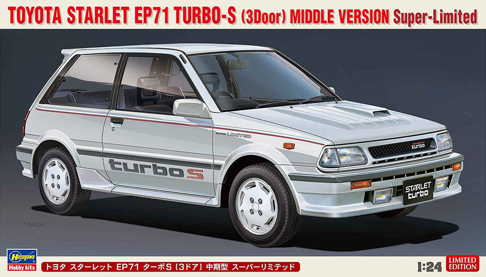 Hasegawa 20508 1:24 Toyota Starlet EP71 Turbo-S (3Door)