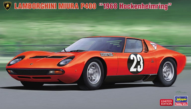 Hasegawa 20567 1:24 Lamborghini Miura P400 1968 Hockenheim ring