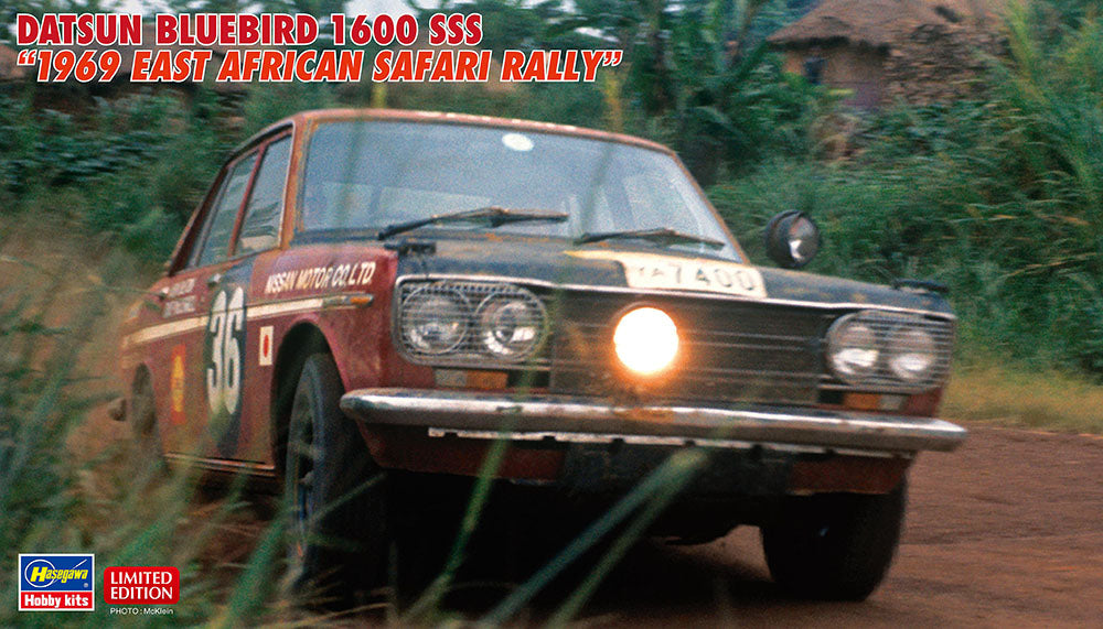 Hasegawa 20583 1:24 Datsun Bluebird 1600 SSS 1969 East African Safari Rally