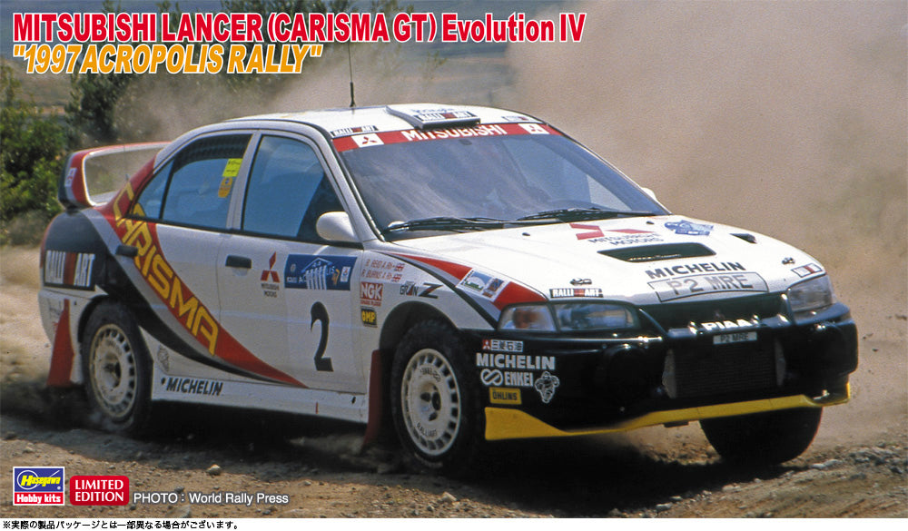 Hasegawa 20593 1:24 Mitsubishi Lancer (Carisma GT) Evolution IV '1997 Acropolis Rally'