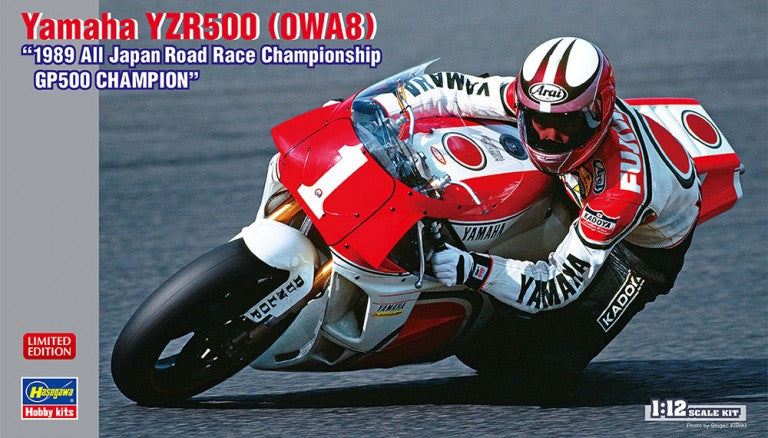 Hasegawa 21738 1:12 Yamaha YZR500 (0WA8) - 1989 All Japan Road Race Championship GP500 Champion