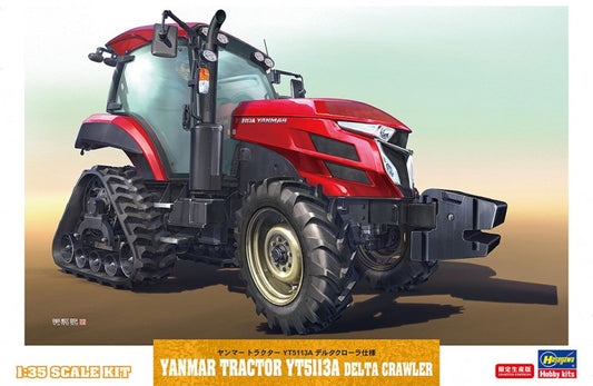 Hasegawa 66104 1:35 Yanmar Tractor YT5113A Delta Crawler