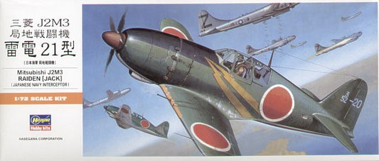 Hasegawa A5 1:72 Mitsubishi J2M3 Raiden Jack model 21