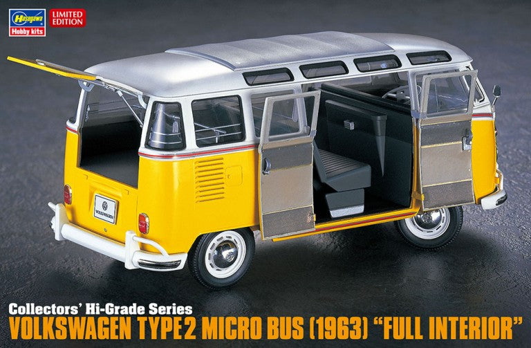 Hasegawa CH48 1:24 Volkswagen Typ 2 Micro Bus (1963) with Full Interior