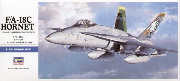Hasegawa D08 1:72 McDonnell-Douglas F/A-18C Hornet 'Chippy Ho'