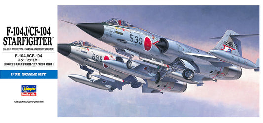 Hasegawa D16 1:72 Lockheed F-104J/Canadair CF-104 Starfighter