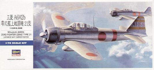 Hasegawa D21 1:72 Mitsubishi A6M2b Zero Type 21 'Zeke'